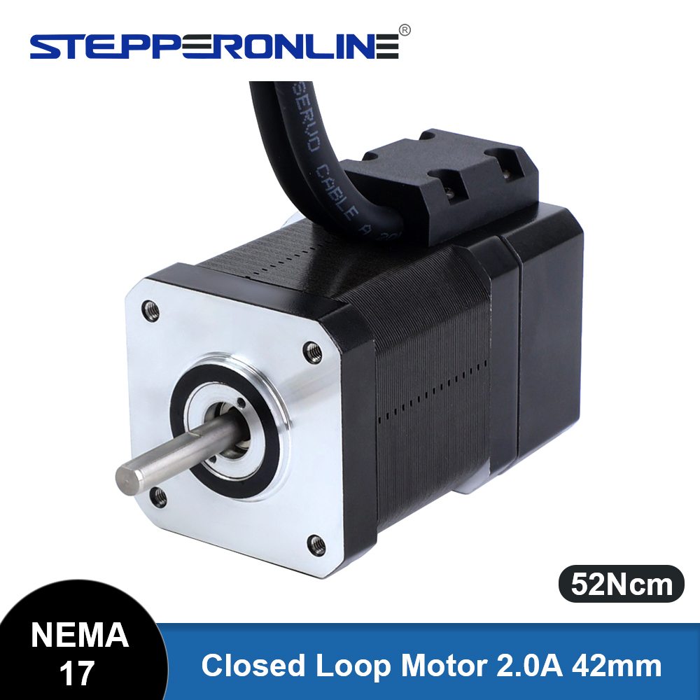 السائر موتور مع التشفير سيرفو  - مراجعة Closed Loop Stepper Motor Nema 17 وسعره