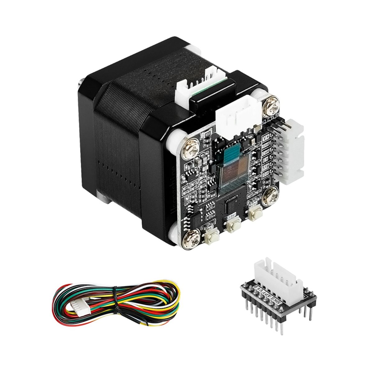 وحدة تحكم محرك سيرفو متدرج مغل - مراجعة Closed Loop Stepper Motor Nema 17 وسعره