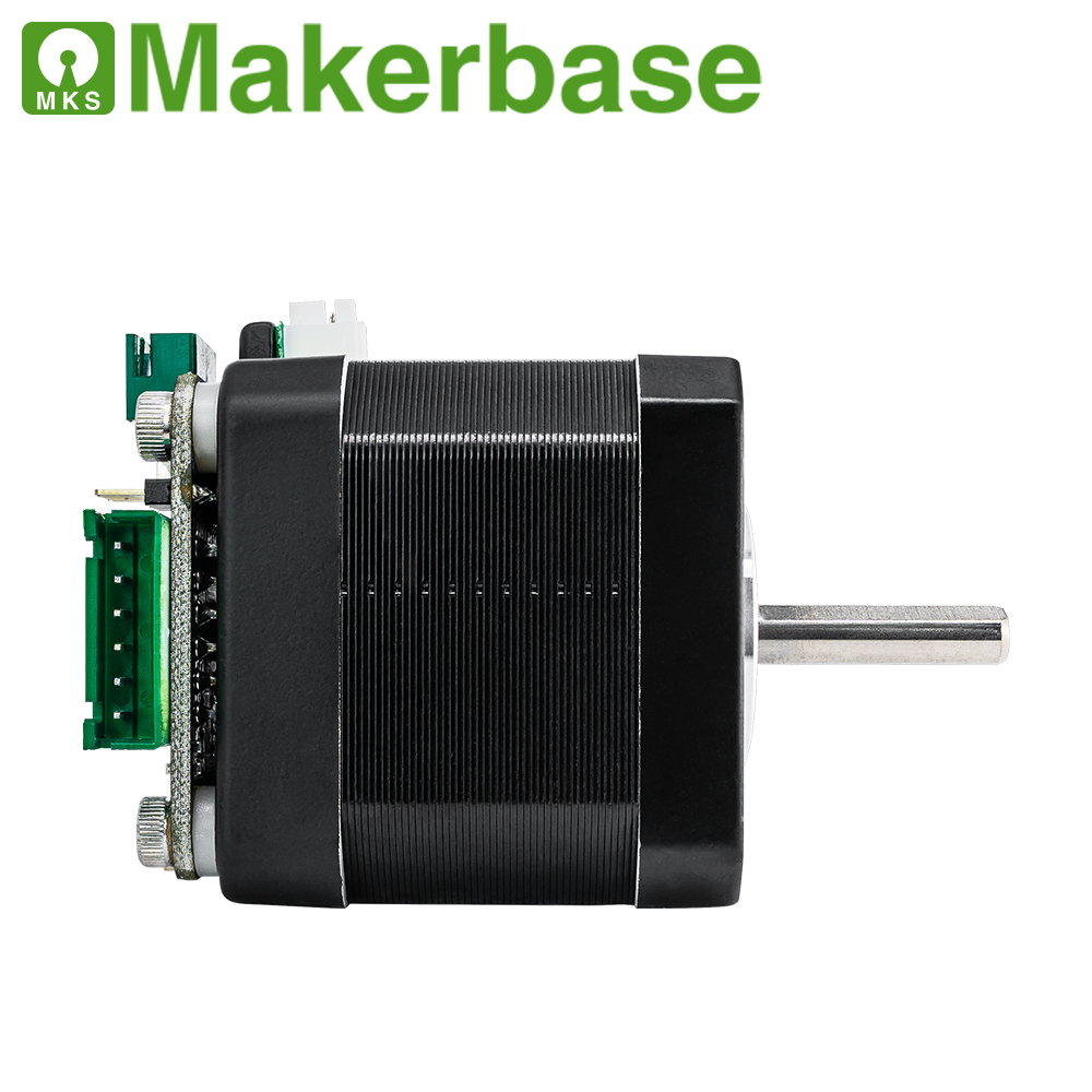 محرك سيرفو Makerbase MKS SERVO - مراجعة Closed Loop Stepper Motor Nema 17 وسعره